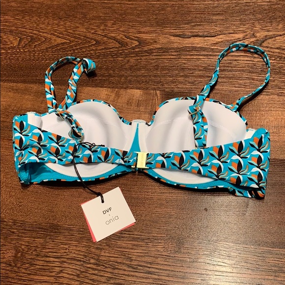 NWT ONIA x DVF Mila Bikini Top - Picture 6 of 10